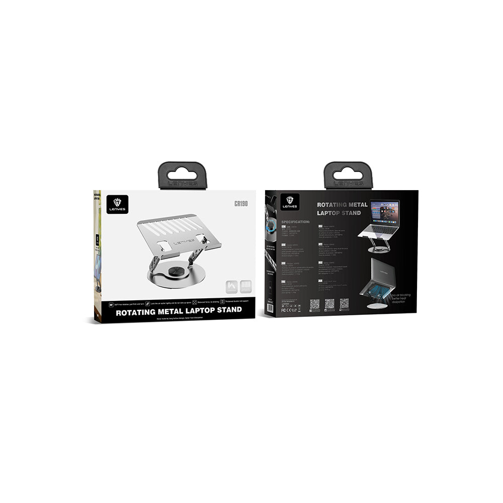 Lenyes CR190 360 Derece Dönebilen Katlanabilir Laptop Standı Lenyes CR190 360 Derece Dönebilen Katlanabilir Laptop Standı